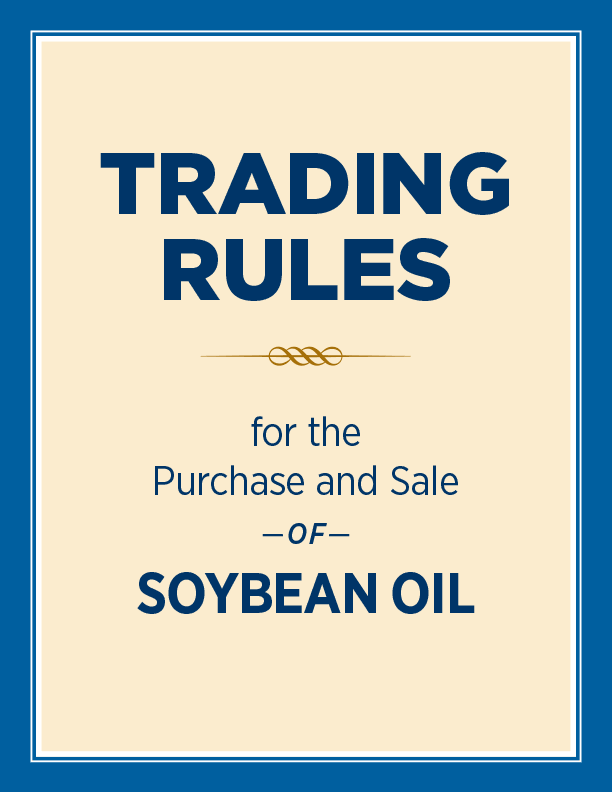 NOPA Trading Rules - Soybean Oil
